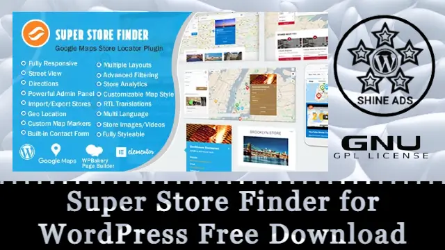 Super Store Finder for WordPress Free Download v7.8