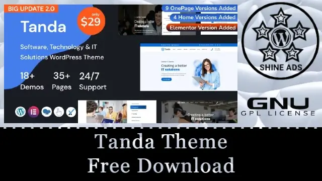 Tanda Theme Free Download v1.7