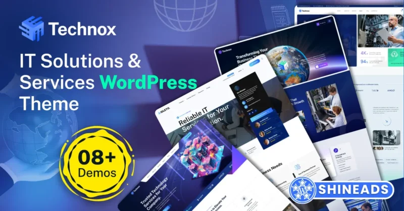 Technox – IT Solutions & Services WordPress Theme Free Download 1.0.1