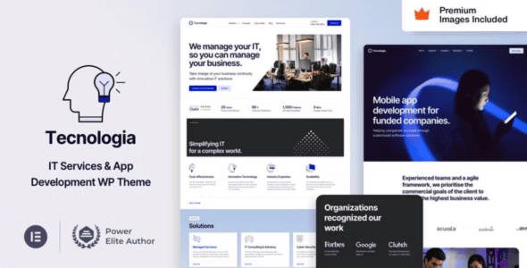 Tecnologia WordPress Theme Free Download v1.6