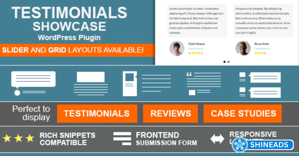 Testimonials Showcase Plugin For WordPress  Free Download v1.9.18