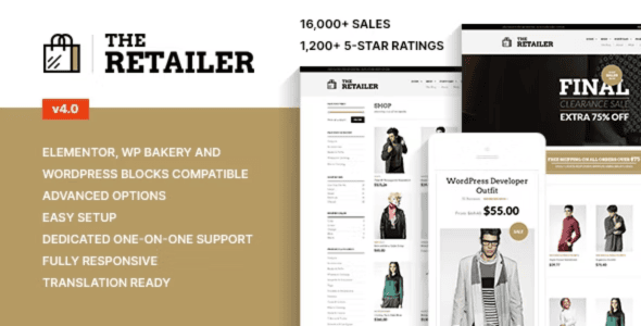 The Retailer Theme Free Download v7.4