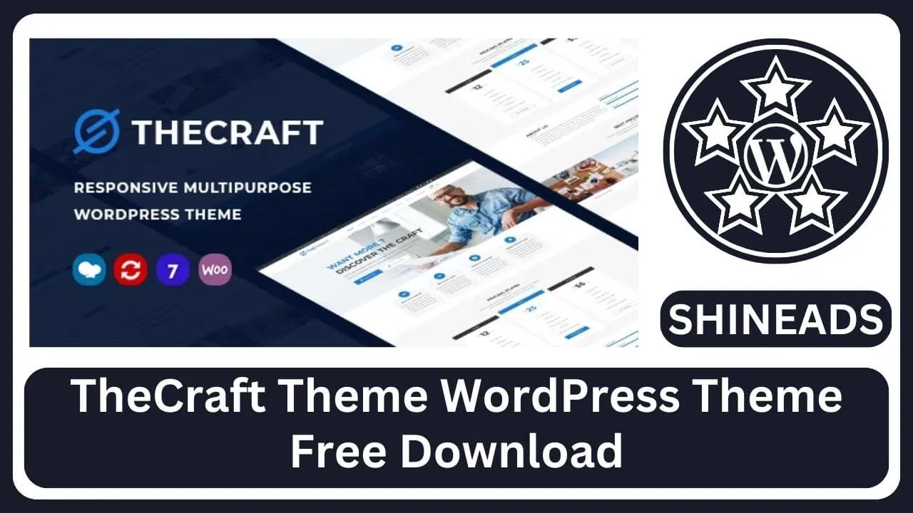 TheCraft Theme WordPress Theme Free Download v1.35