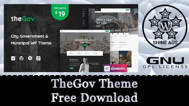 TheGov Theme Free Download v2.0.23