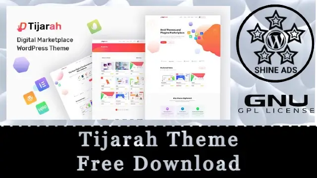 Tijarah Theme Free Download v1.4.2