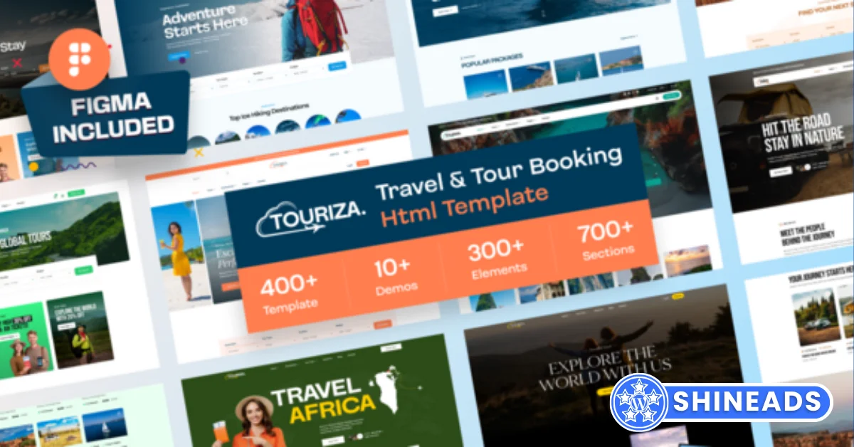 Touriza – Tour & Travel Booking HTML Template Free Download v1.0.0