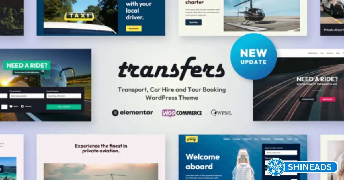 Transfers Theme – Transport and Car Hire WordPress Theme Free Download v2.10