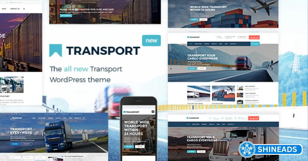Transport Theme – WP Transportation & Logistic Theme Free Download v3.3.0