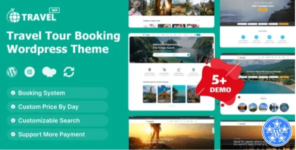 Travel Tour Booking WordPress Theme Free Download v5.3.9