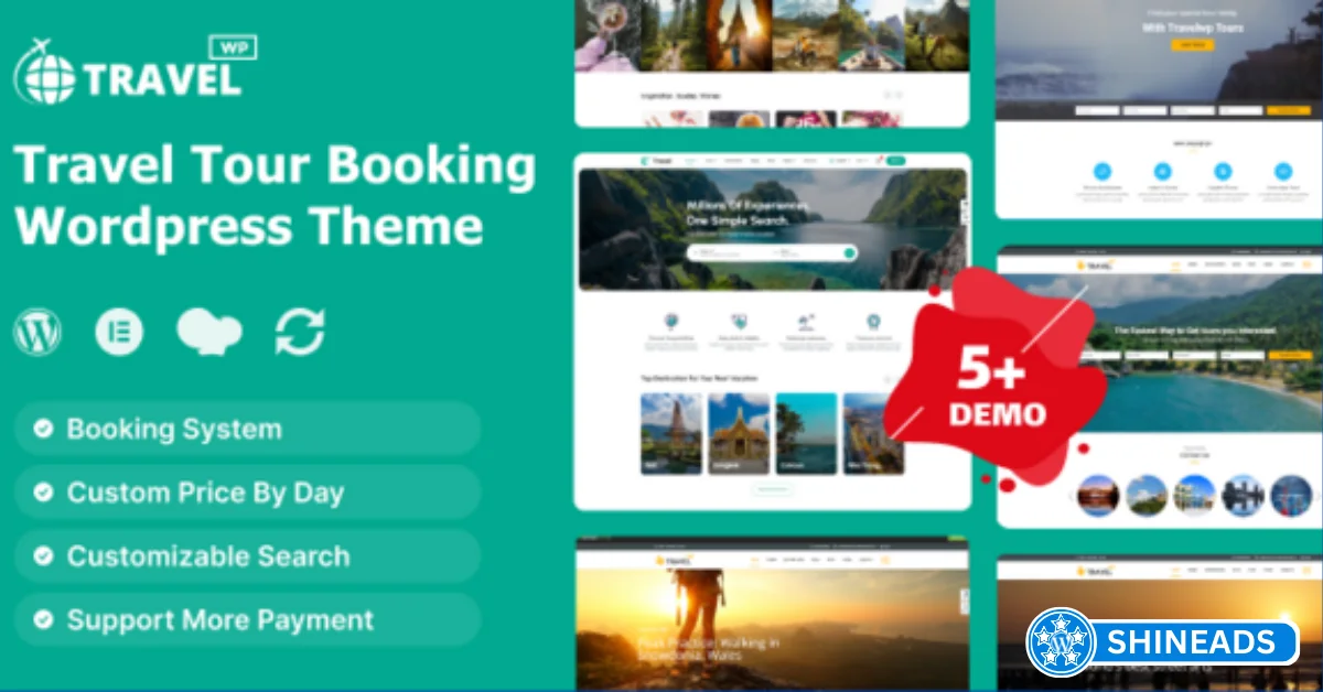 Travel WP Theme – Travel Tour Booking WordPress Theme Free Download v2.1.9