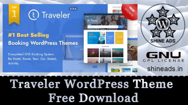 Traveler WordPress Theme Free Download v3.2.9