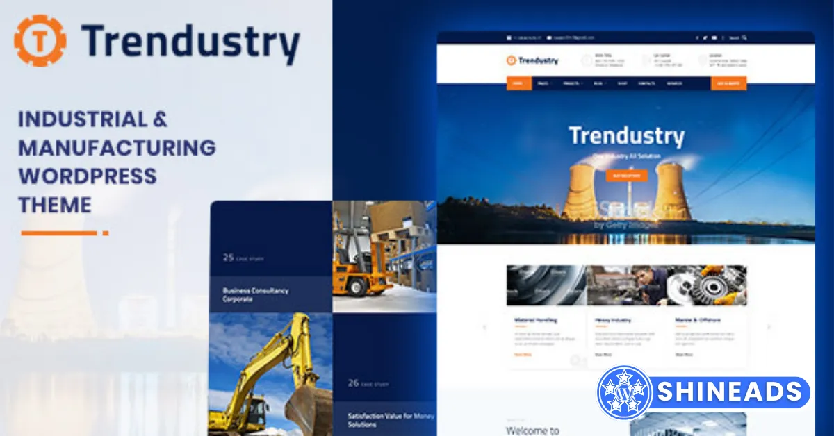 Trendustry – Industrial & Manufacturing WordPress Theme Free Download v1.1.4