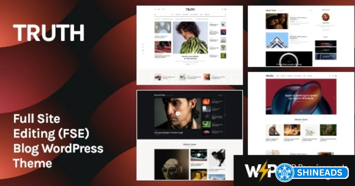 Truth Theme – Full Site Editing Blog WordPress Theme Free Download v1.8.0
