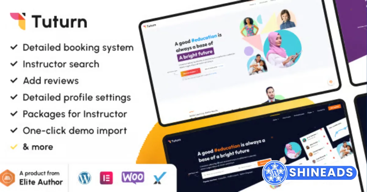 Tuturn – Online Tutors MarketPlace WordPress Theme Free Download v2.9