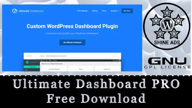 Ultimate Dashboard PRO Free Download v3.11.2
