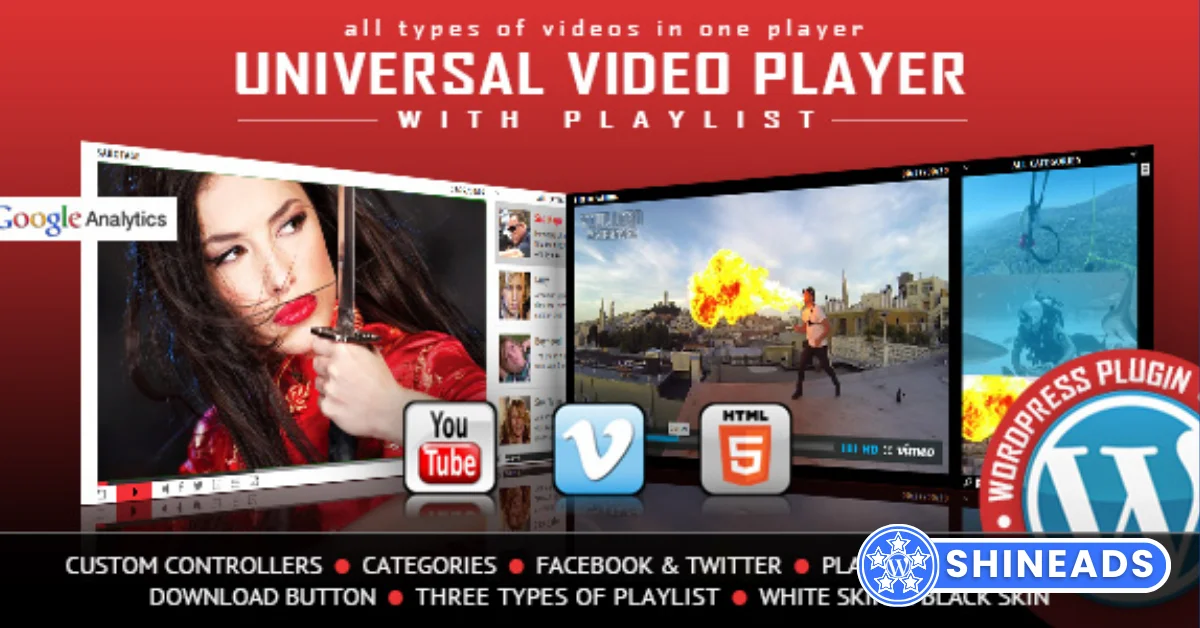 Universal Video Player Plugin Free Download v3.8.6