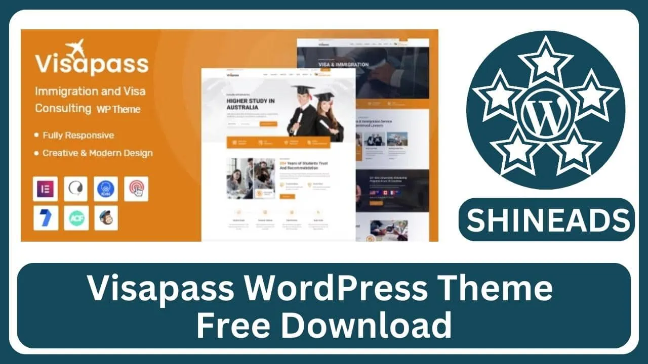 Visapass WordPress Theme Free Download v2.0.2