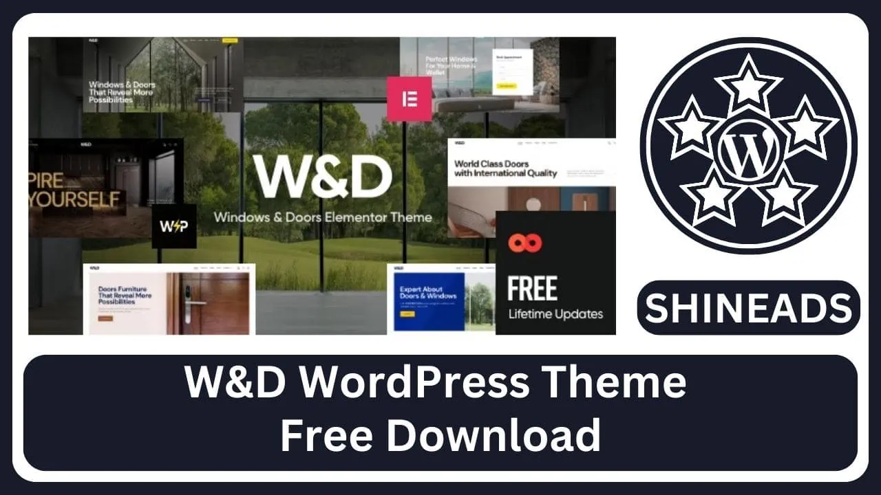 W&D WordPress Theme Free Download v1.9.0