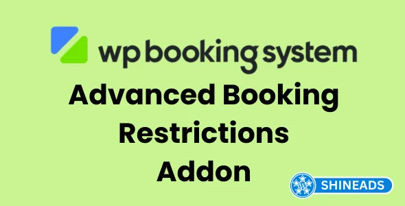 WP Booking System Advanced Booking Restrictions Addon Free Download v1.0.21