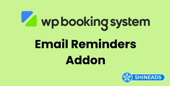 WP Booking System Email Reminders Addon Free Download v1.0.14