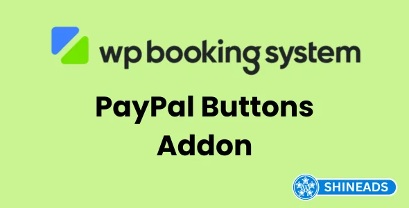 WP Booking System PayPal Buttons Addon Free Download v1.0.13