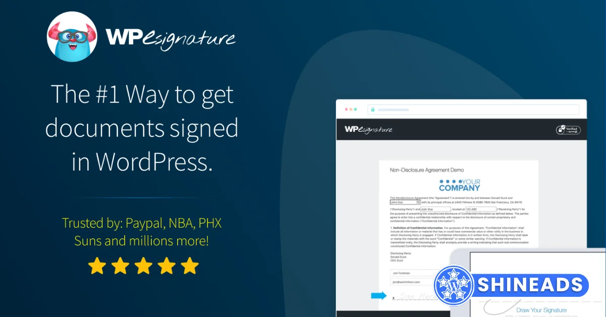 WP E-Signature Plugin Free Download v2.1.1