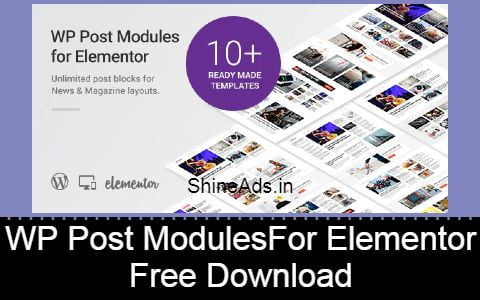 WP Post Modules for NewsPaper and Magazine Layouts Free Download v2.9.1