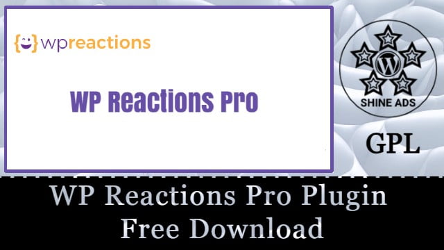 WP Reactions Pro Plugin Free Download v3.1.14