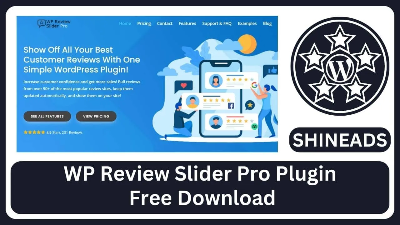 WP Review Slider Pro Plugin Free Download v12.6.7
