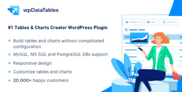 WPDataTables Plugin Free Download v7.3.6