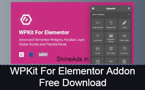 WPKit For Elementor Addon Free Download v1.0.9