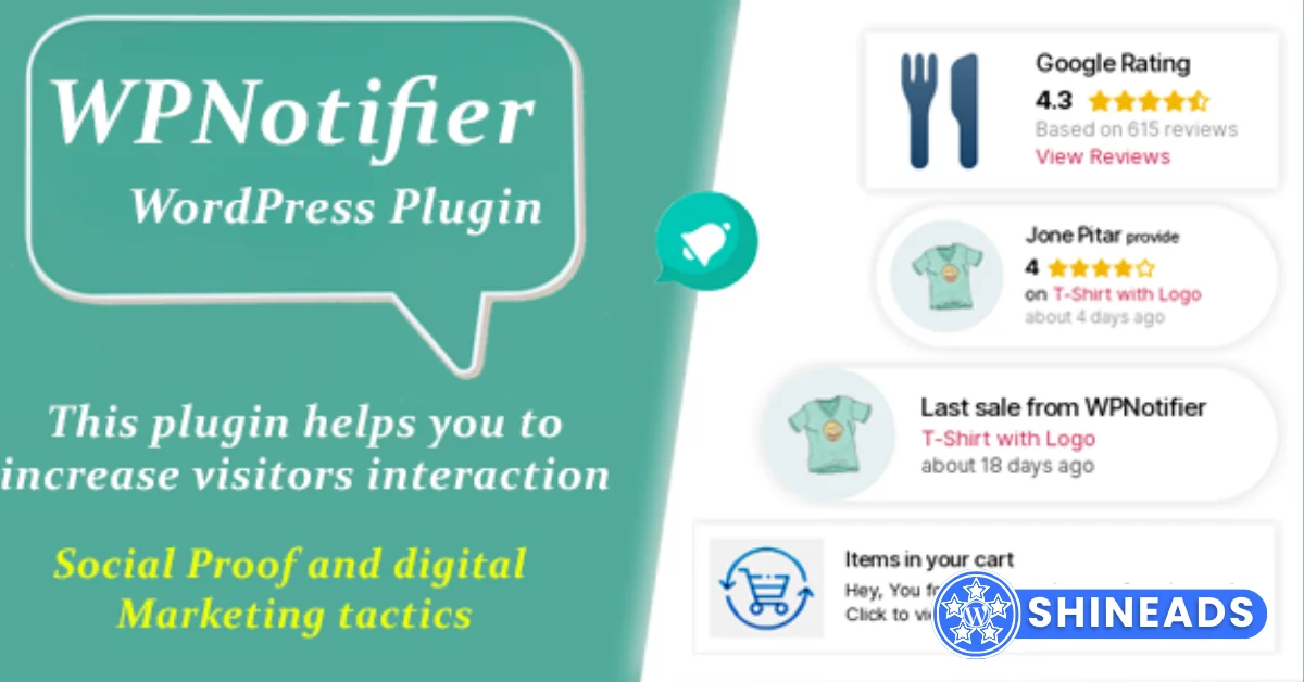 WPNotifier Plugin – Notification WordPress Marketing Plugin For Visitors Attention and Social Proof Free Download v1.1.1