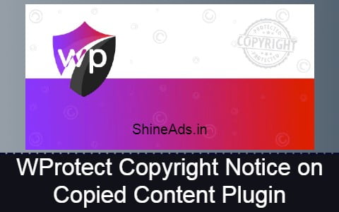 WProtect Copyright Notice on Copied Content Plugin Free Download