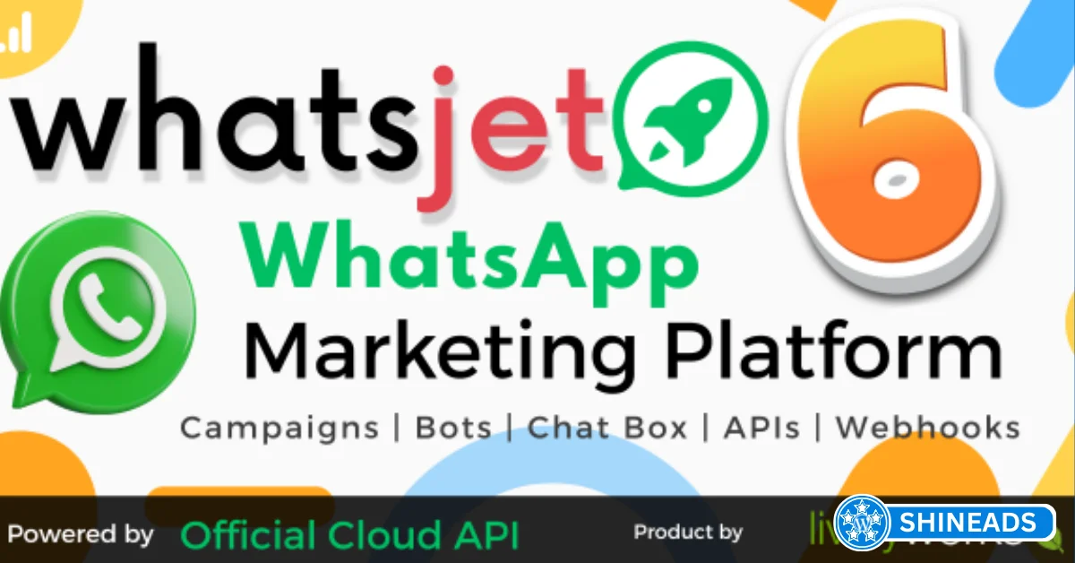 WhatsJet SaaS – A WhatsApp Marketing Platform with Bulk Sending, Campaigns, Chat Bots & CRM  Free Download v7.2.5