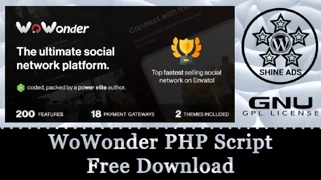 WoWonder PHP Script Free Download v4.1