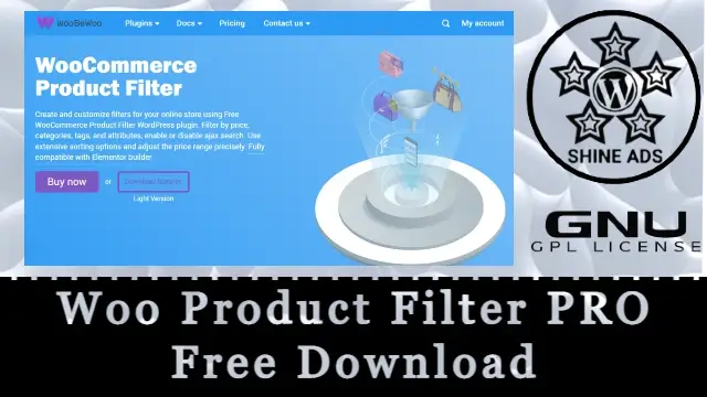 WooCommerce Product Filter PRO Free Download v3.1.8