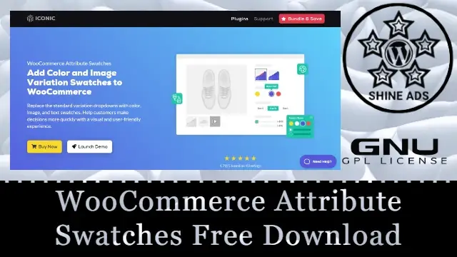 WooCommerce Attribute Swatches Free Download v1.21.1
