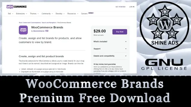 WooCommerce Brands Premium Free Download v1.6.30