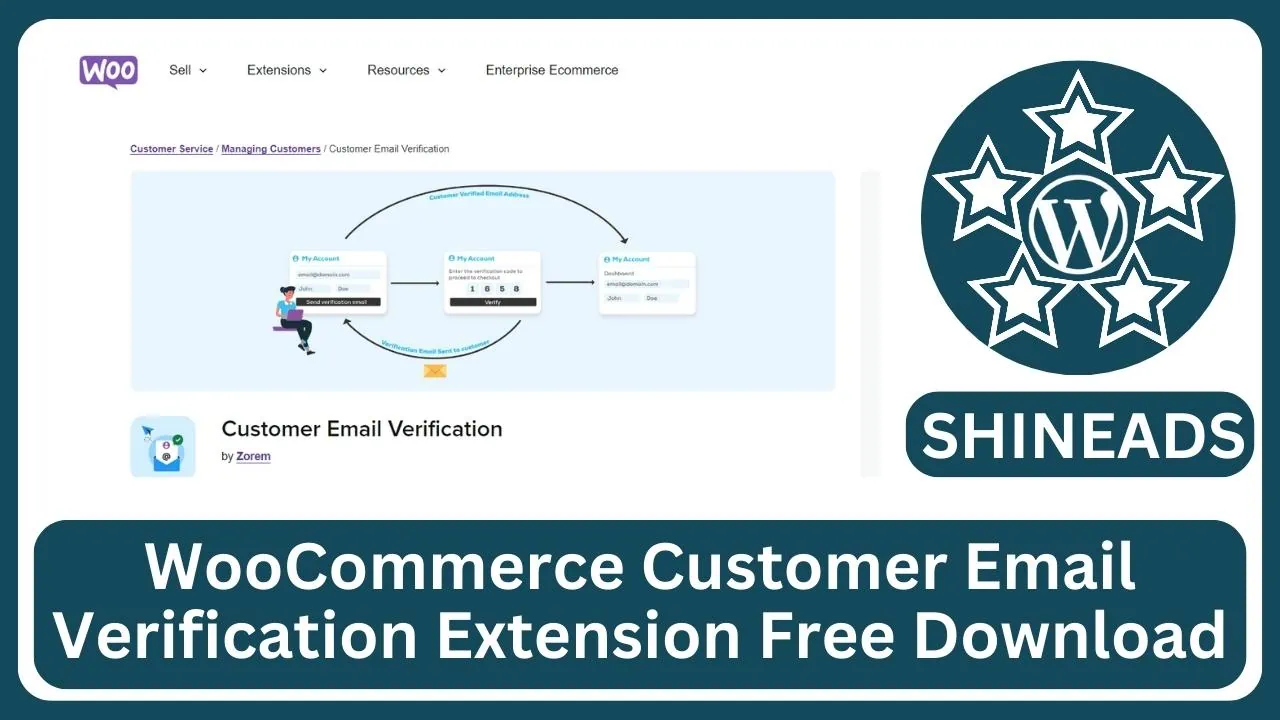 WooCommerce Customer Email Verification Extension Free Download v3.2.4