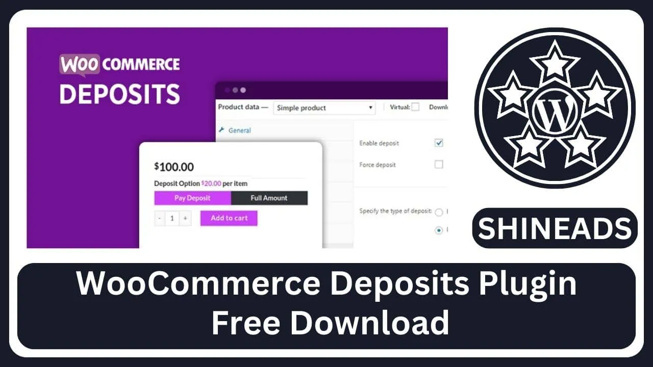 WooCommerce Deposits Plugin Free Download v2.4.5