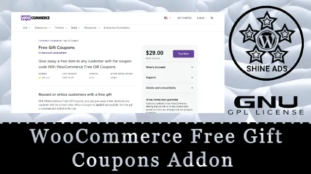 WooCommerce Free Gift Coupons Addon Free Download v3.8.1