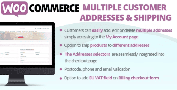 WooCommerce Multiple Customer Addresses Free Download v25.5