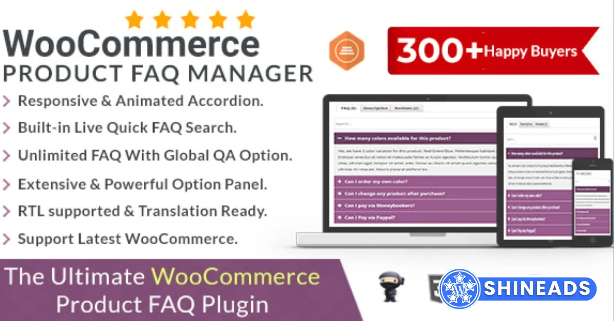 WooCommerce Product FAQ Manager Free Download v1.4.8