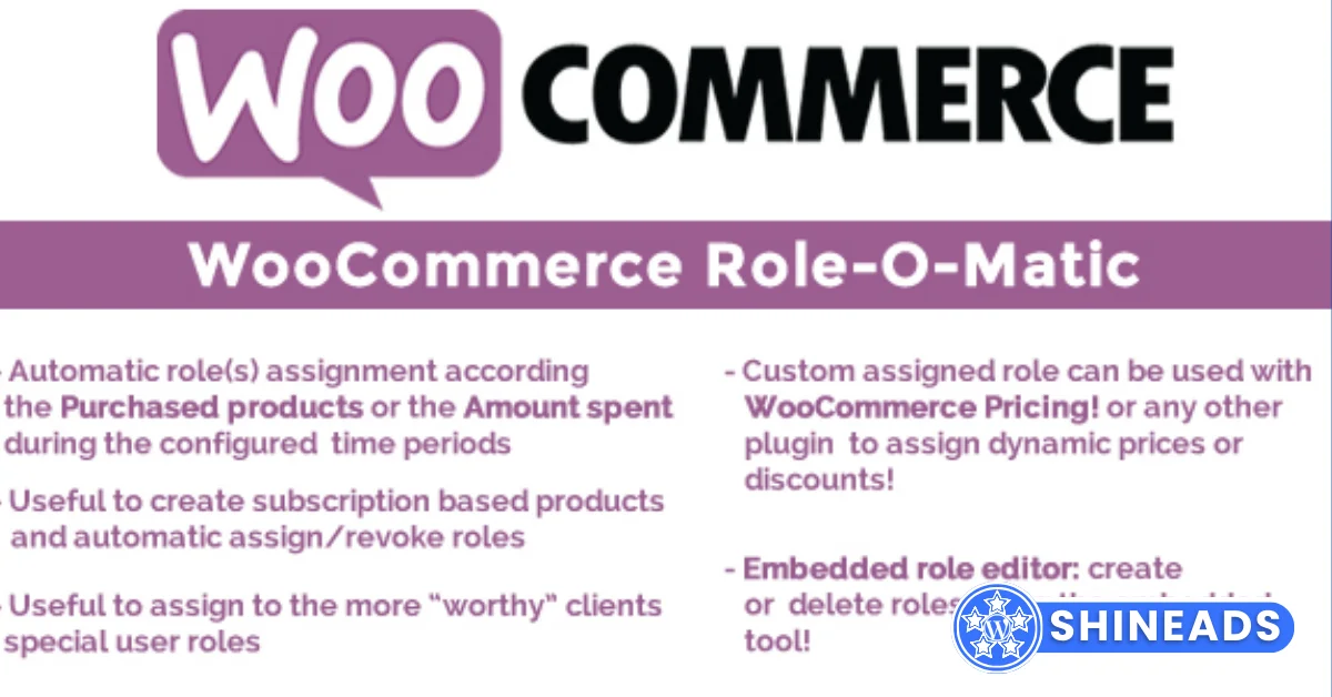 WooCommerce Role-O-Matic Plugin Free Download v9.2