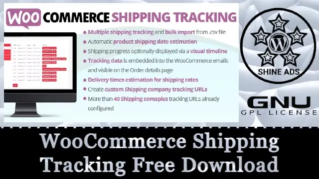 WooCommerce Shipping Tracking Free Download v42.2