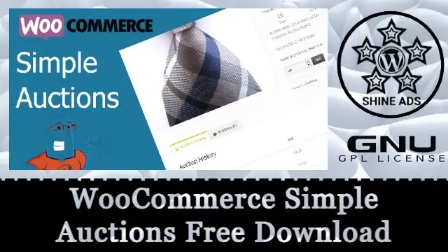 WooCommerce Simple Auctions Free Download v3.0.8