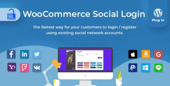WooCommerce Social Login Free Download v2.8.7