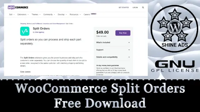 WooCommerce Split Orders Free Download v1.8.5