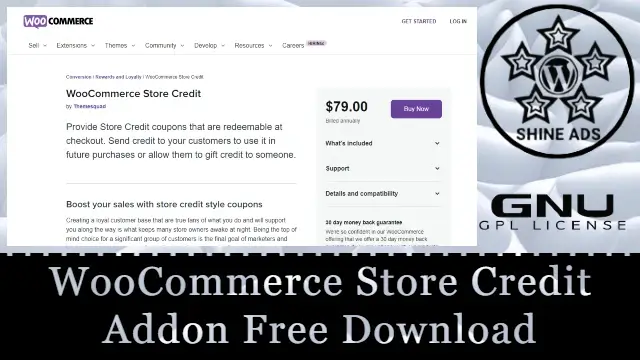 WooCommerce Store Credit Addon Free Download v5.1.3