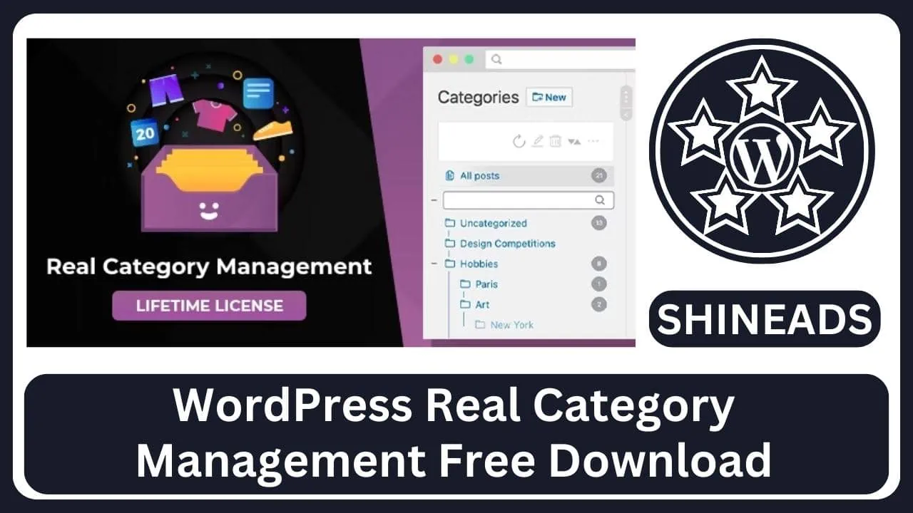 WordPress Real Category Management Free Download v4.2.75